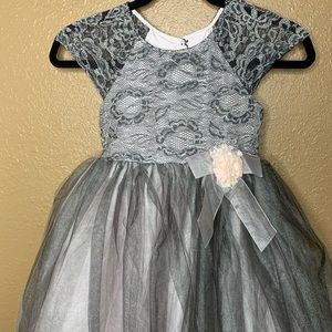 Marmmellata Grey and Pink Formal Dress.